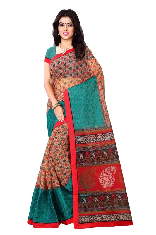 Multicolour Kota Silk Printed Saree SD1100805