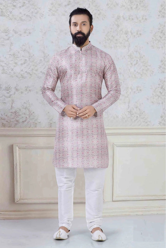 Multicolour Silk Festival Wear Kurta Pajama KP1130051