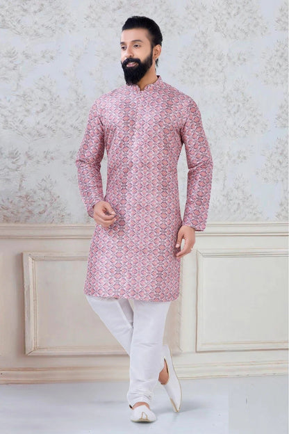 Multicolour Silk Festival Wear Kurta Pajama KP1130056