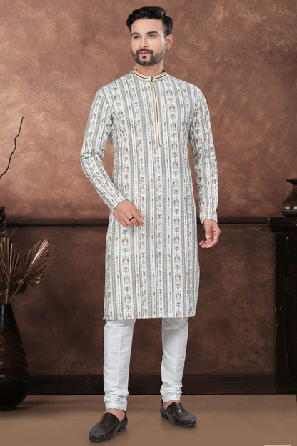 Multicolour Soft Rayon Kurta Pajama KP1040689