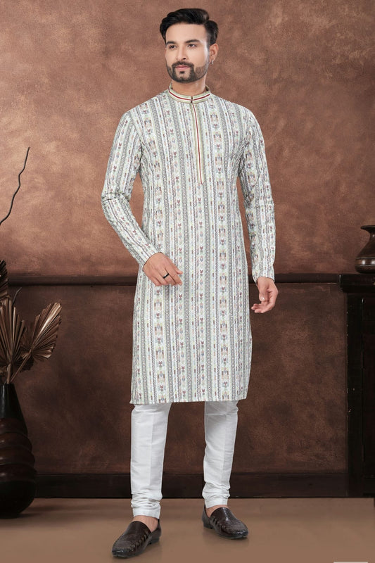Multicolour Soft Rayon Kurta Pajama KP1040689