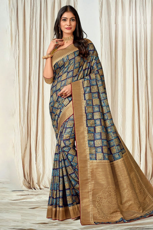 Multicolour Tussar Silk Printed Saree LC1121611