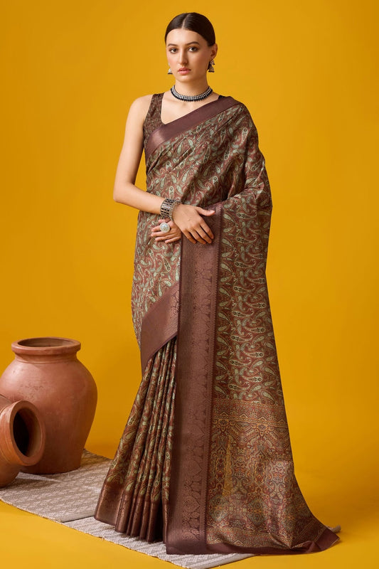 Multicolour Woven Work Cotton Saree SD1102102