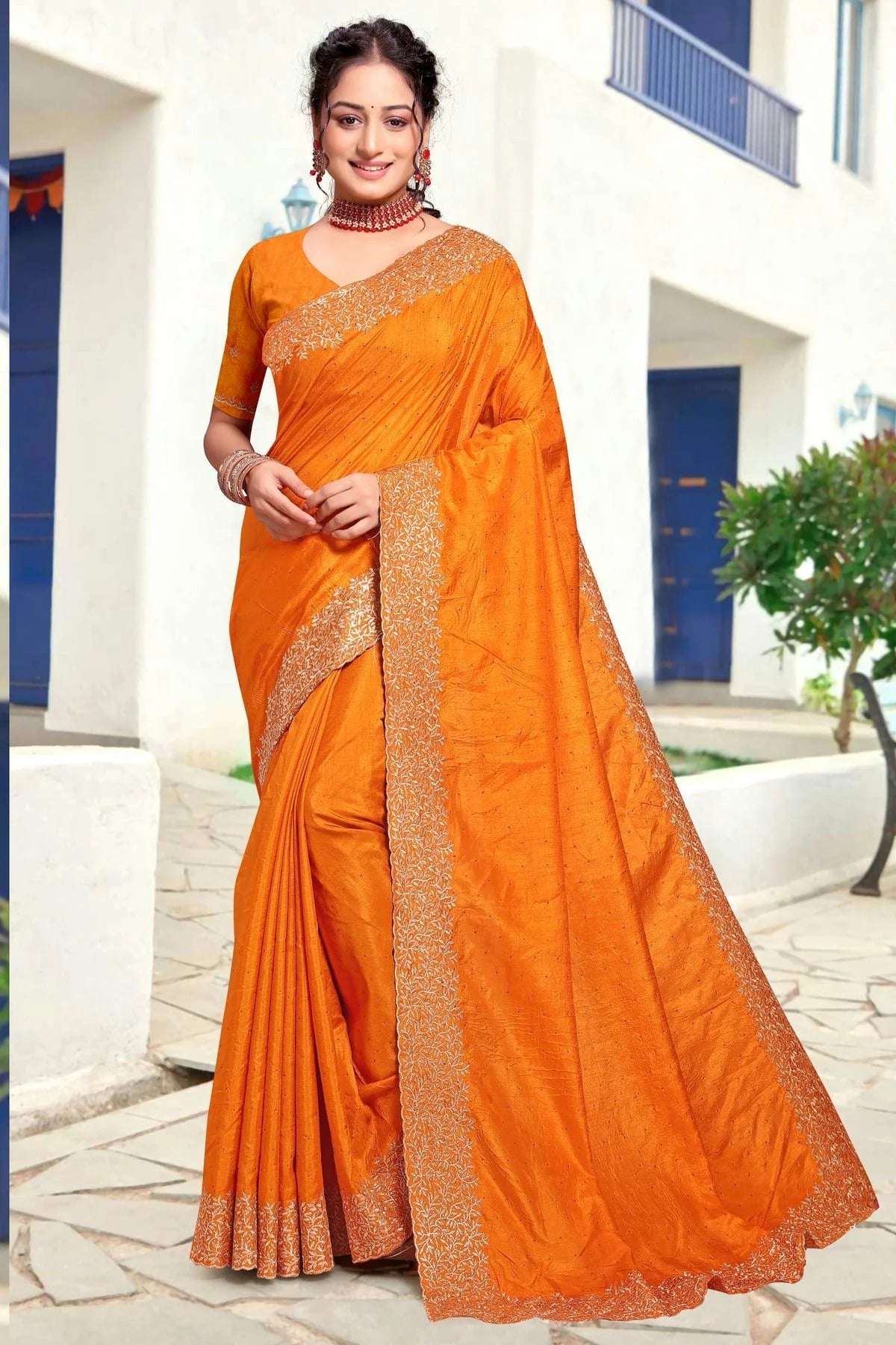 Mustard Colour Art Silk Designer Saree SD1121837