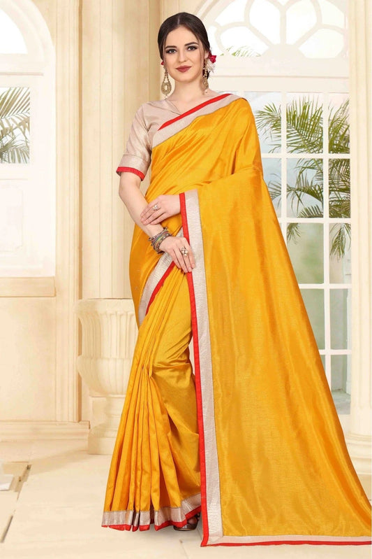 Mustard Colour Art Silk Saree SD1120477