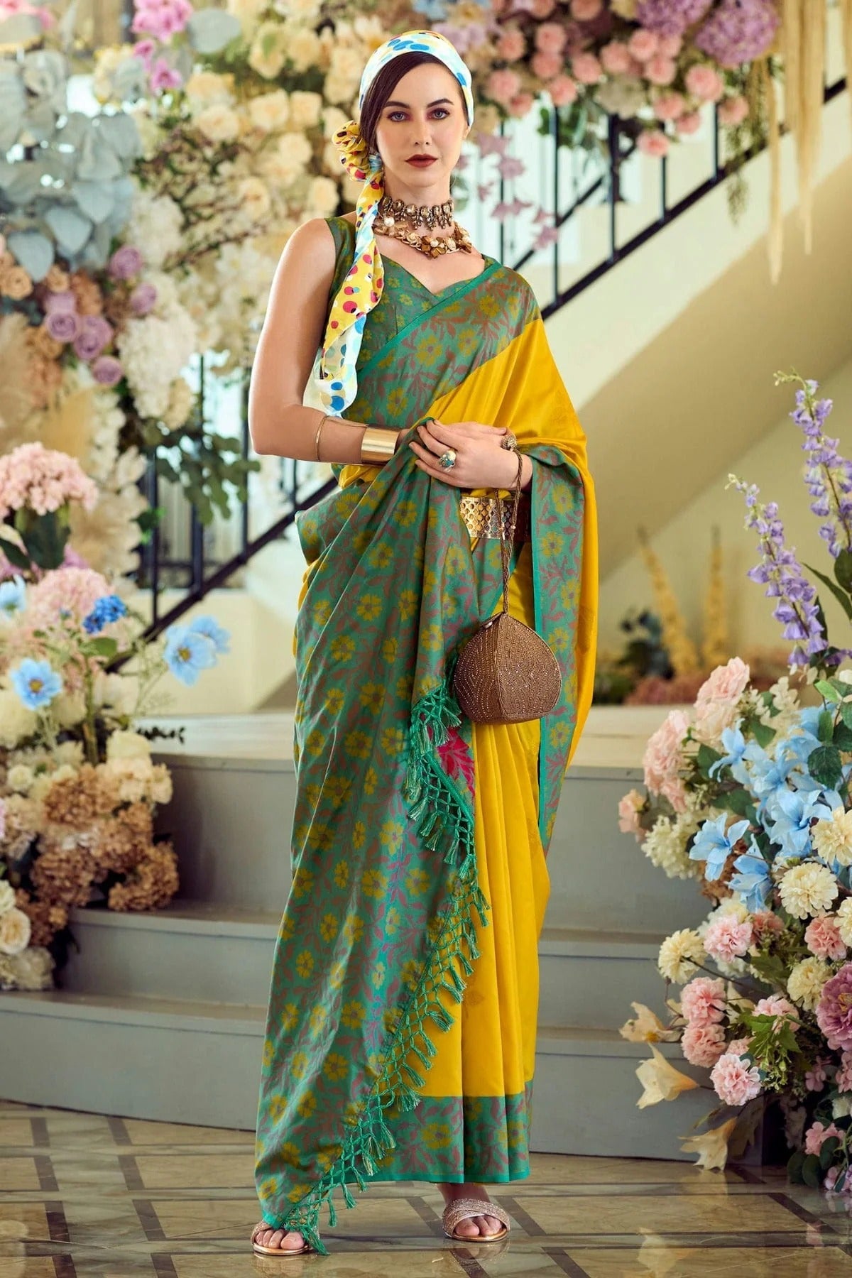Mustard Colour Soft Silk Traditional Saree SD1290245