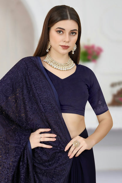 Navy Blue Colour Georgette Saree SD1090771 A_cc2081e5 4f9e 4201 93d5 6b26ec598bdb