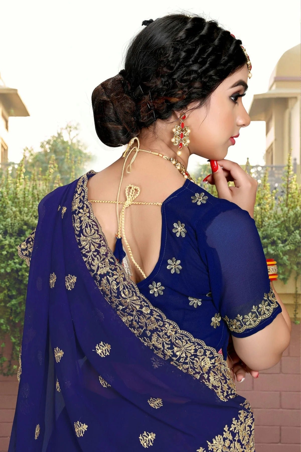 Navy Blue Colour Georgette Saree SD1090800 A_65a9772b dea7 4b41 b958 dd43fc01c727
