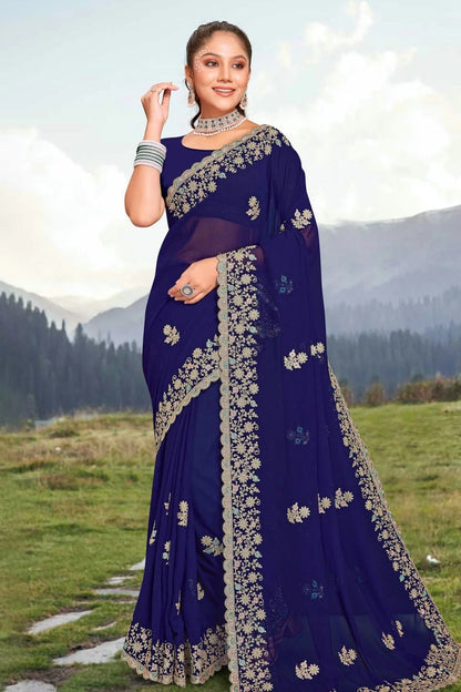 Navy Blue Colour Georgette Saree SD1090949_0942766c d8ca 4801 ba1b 8c4e467ec4d1