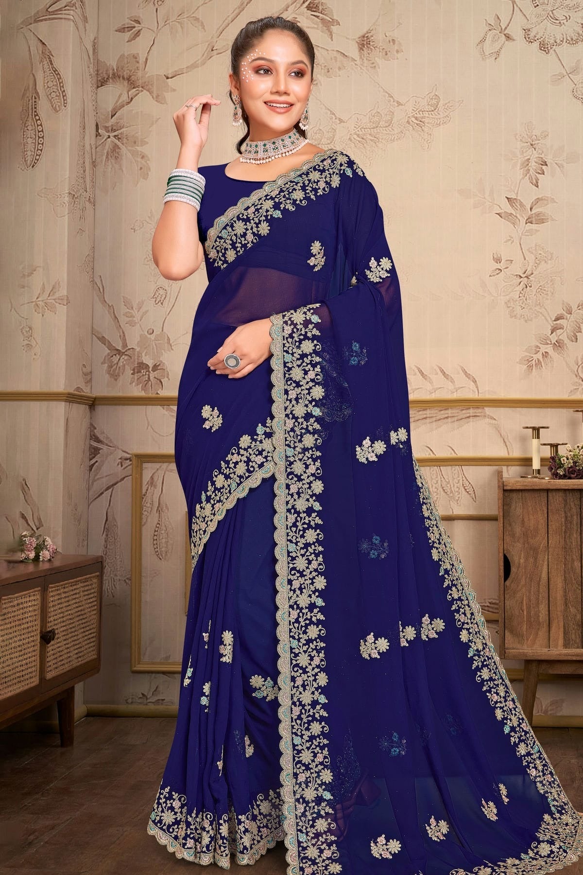 Navy Blue Colour Georgette Saree SD1090980_0e829bf6 9d17 4bfd 9595 7ac8812aa236