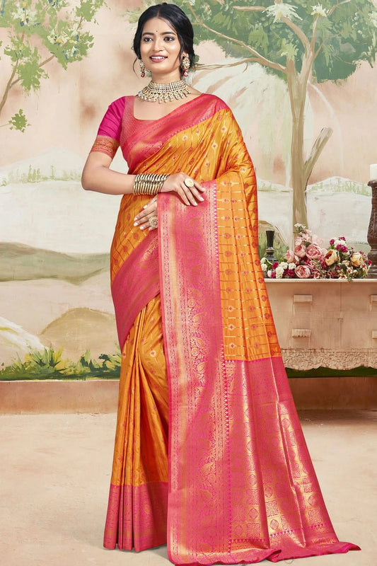 Orange Colour Silk Traditional Saree SD1102570