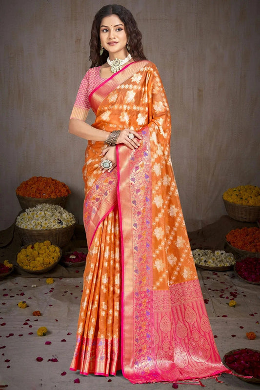 Orange Colour Silk Traditional Saree SD1102731