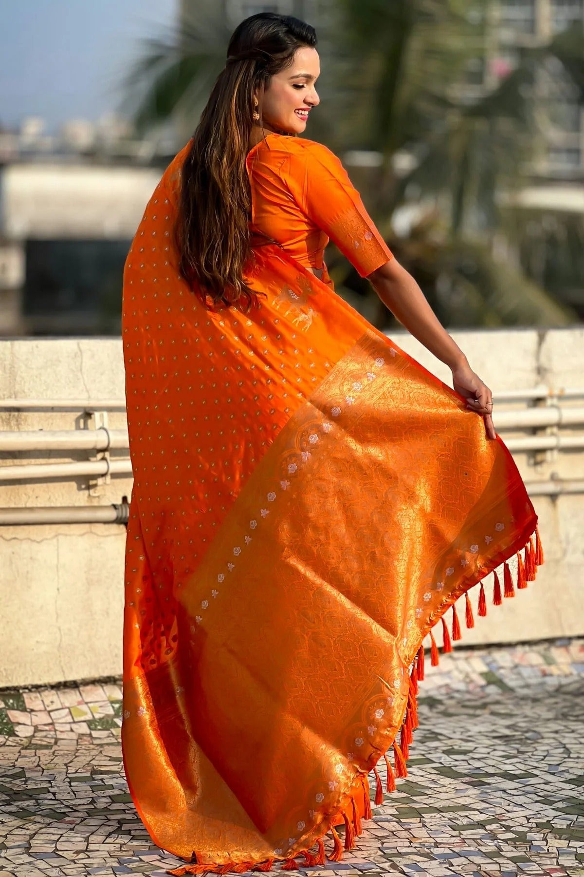 Orange Colour Soft Silk Traditional Saree SD1112650 A