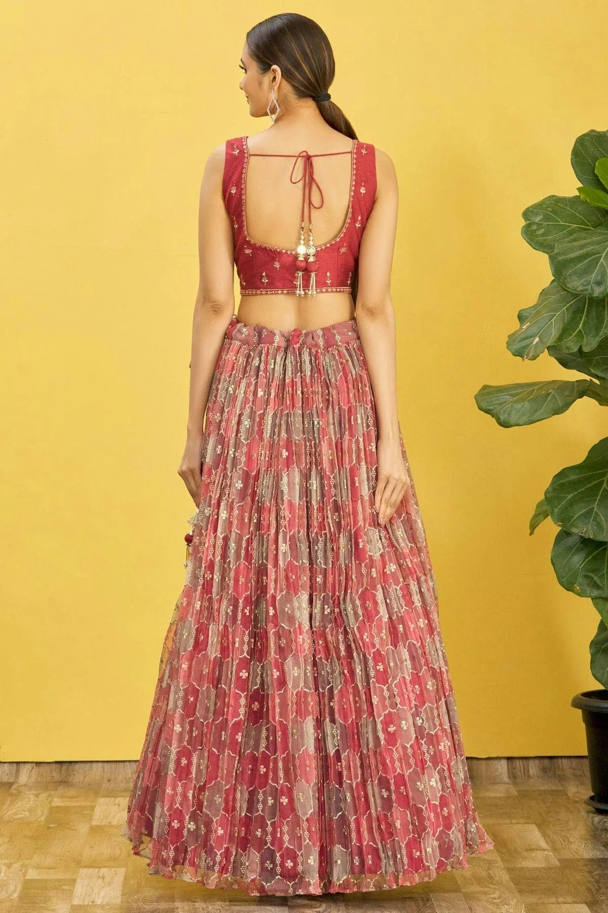 Organza Embroidery A Line Lehenga Choli LC1010246 A