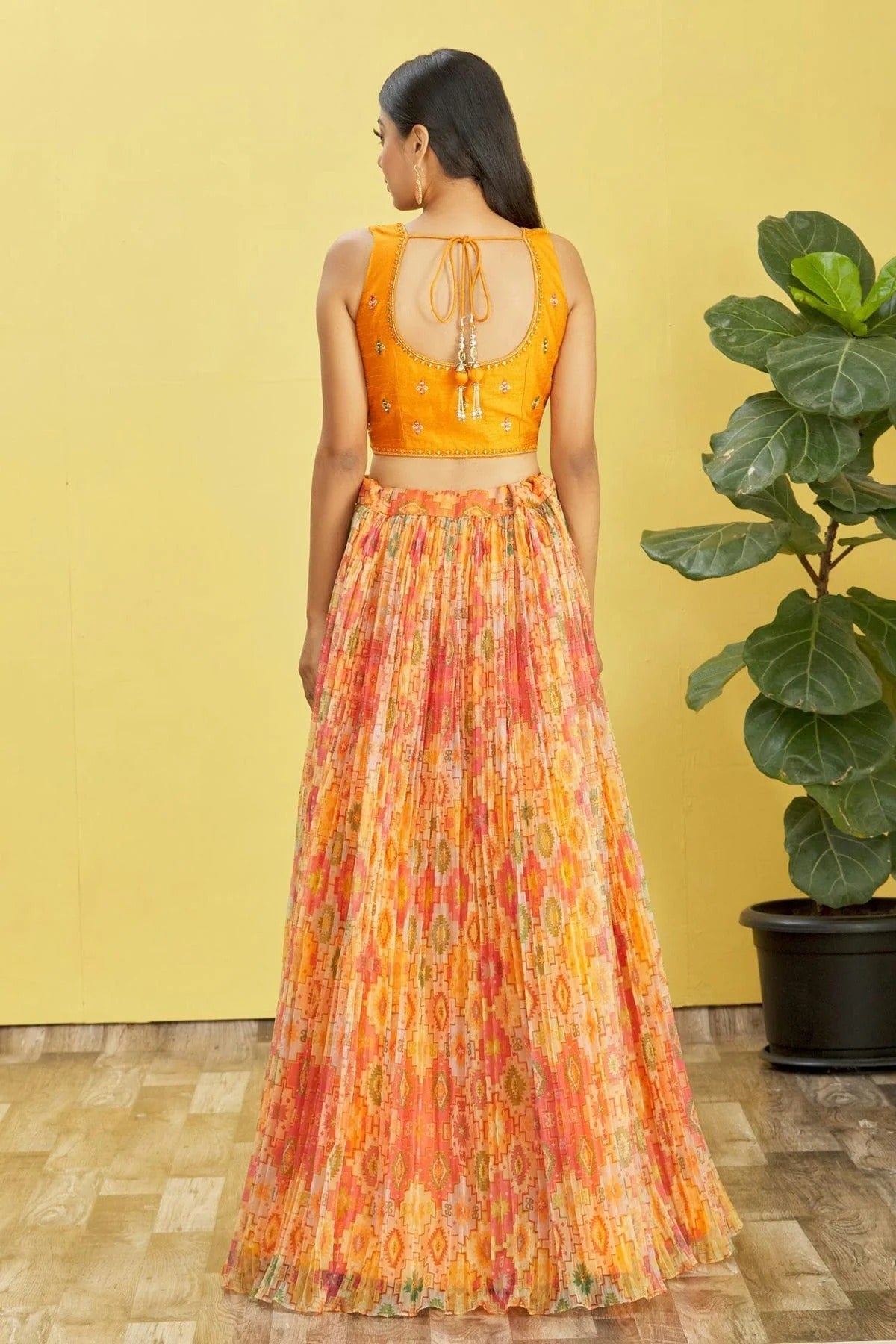 Organza Embroidery A Line Lehenga Choli LC1010255 A