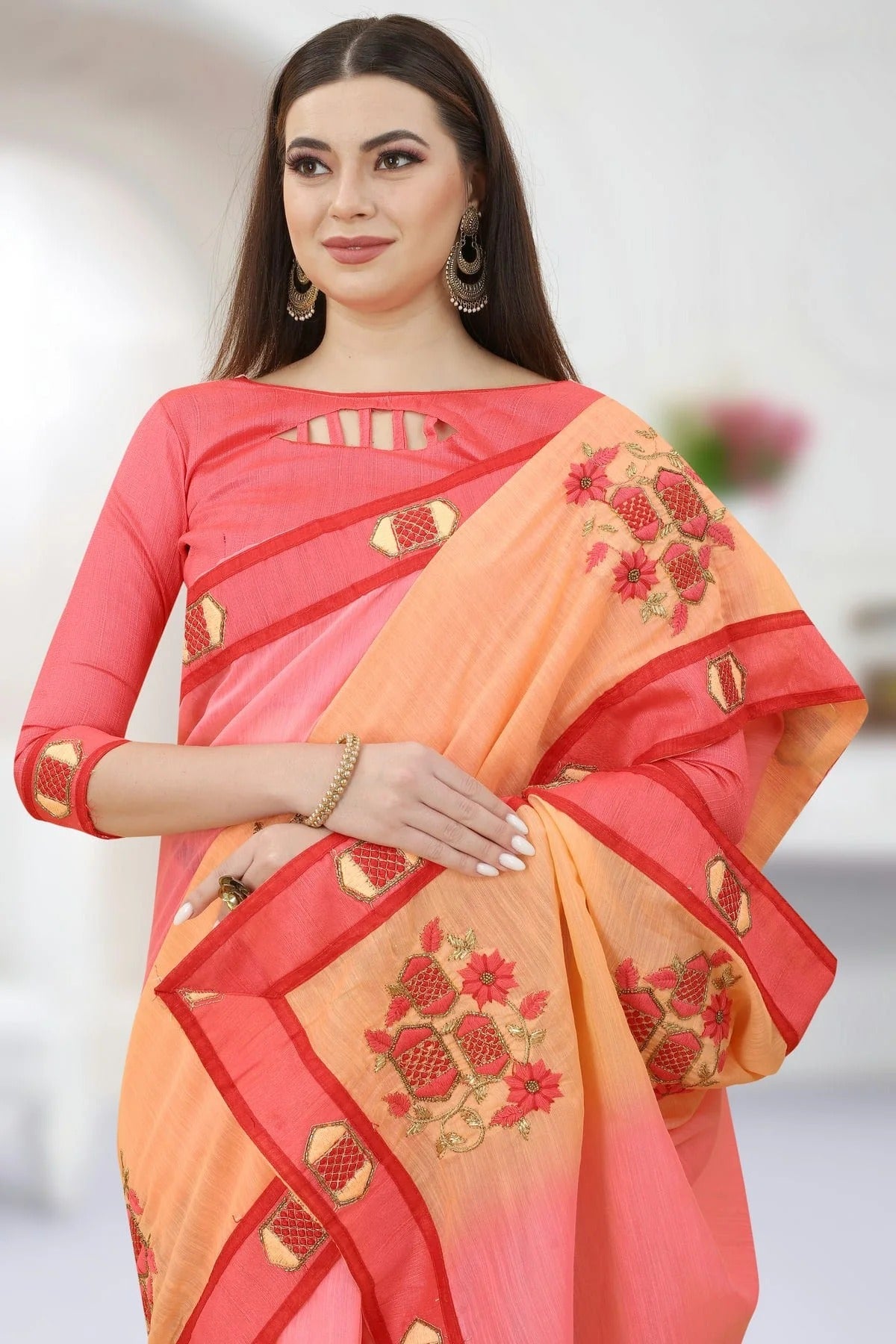 Pink Colour Art Silk Designer Saree LC1121315 A