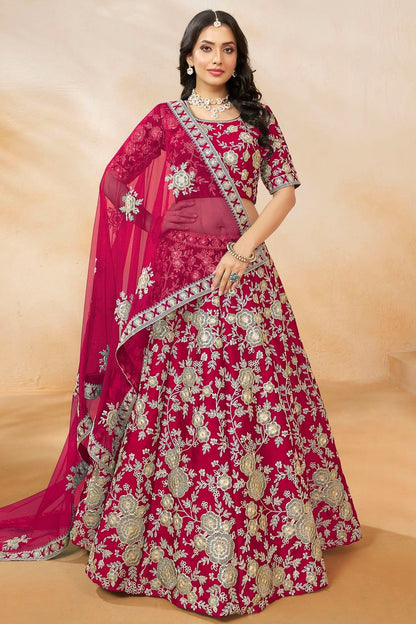 Pink Colour Art Silk Lehenga Choli LC1050636
