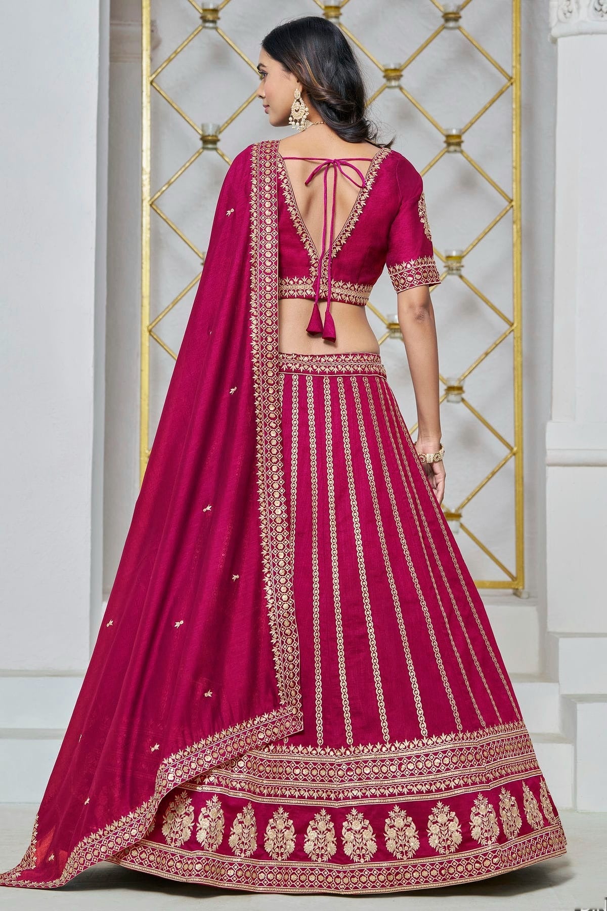 Pink Colour Art Silk Lehenga Choli LC1050644 A