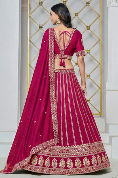 Pink Colour Art Silk Lehenga Choli LC1050644 A