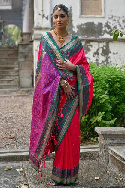 Pink Colour Banarasi Silk Traditional Saree SD1260062 A
