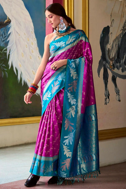 Pink Colour Banarasi Silk Traditional Saree SD1290192