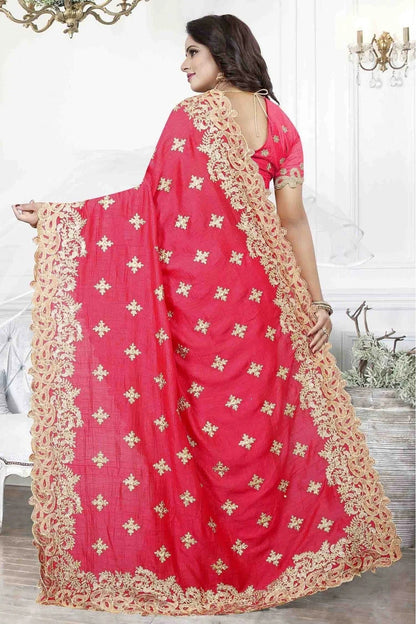 Pink Colour Cherry Silk Designer Saree SD1120488 A