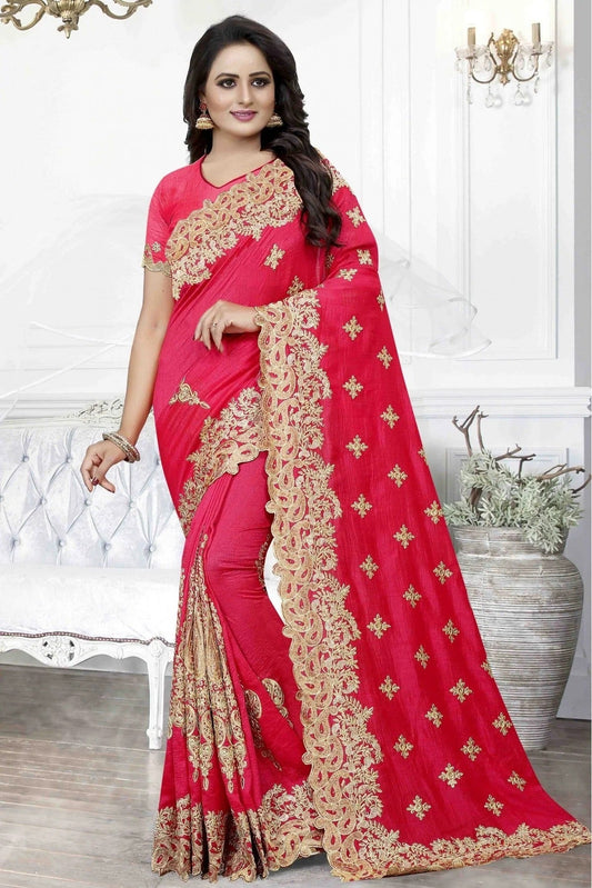 Pink Colour Cherry Silk Designer Saree SD1120488