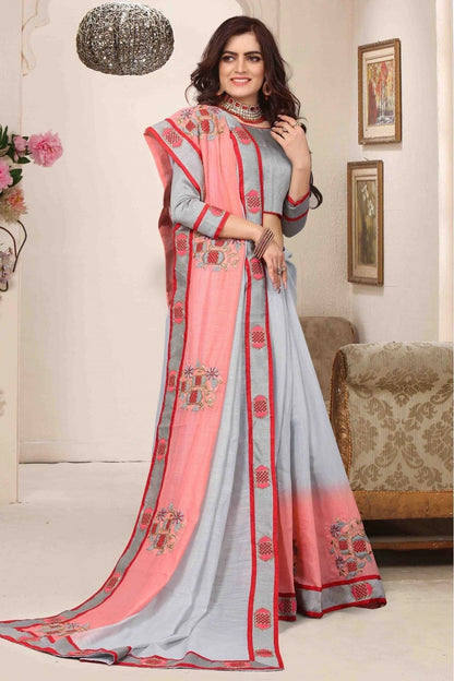 Pink Colour Cotton Silk Designer Saree SD1120472 A