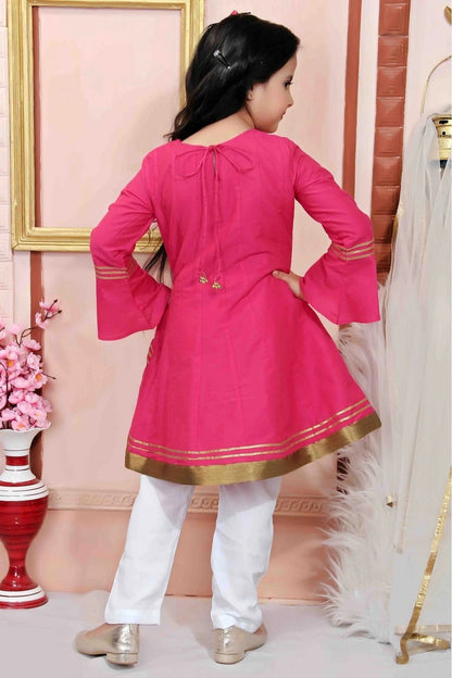 Pink Colour Cotton Silk Party Wear Pant Style Suit GW1070060 A