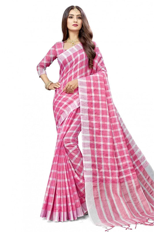 Pink Colour Cotton Silk Printed Saree SD1100850
