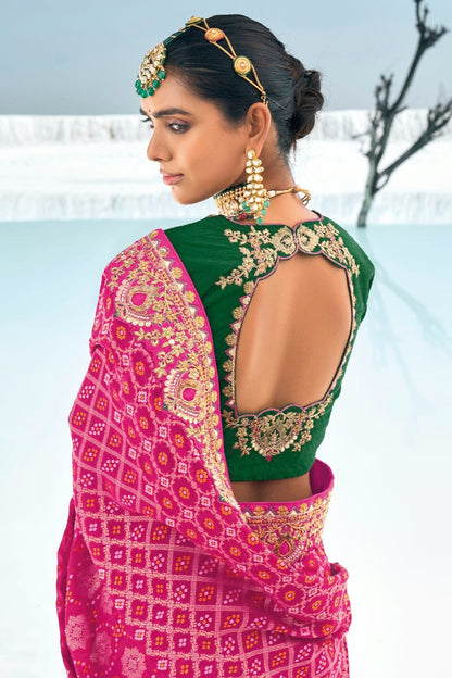 Pink Colour Georgette Designer Saree SD1290165 A
