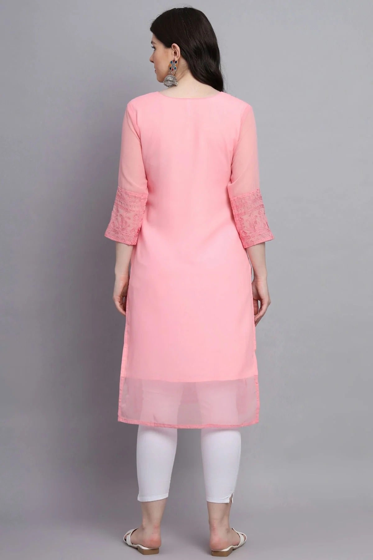 Pink Colour Georgette Kurti KR1111158 A