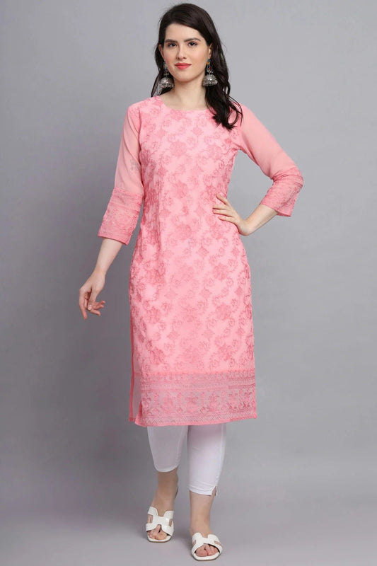 Pink Colour Georgette Kurti KR1111158