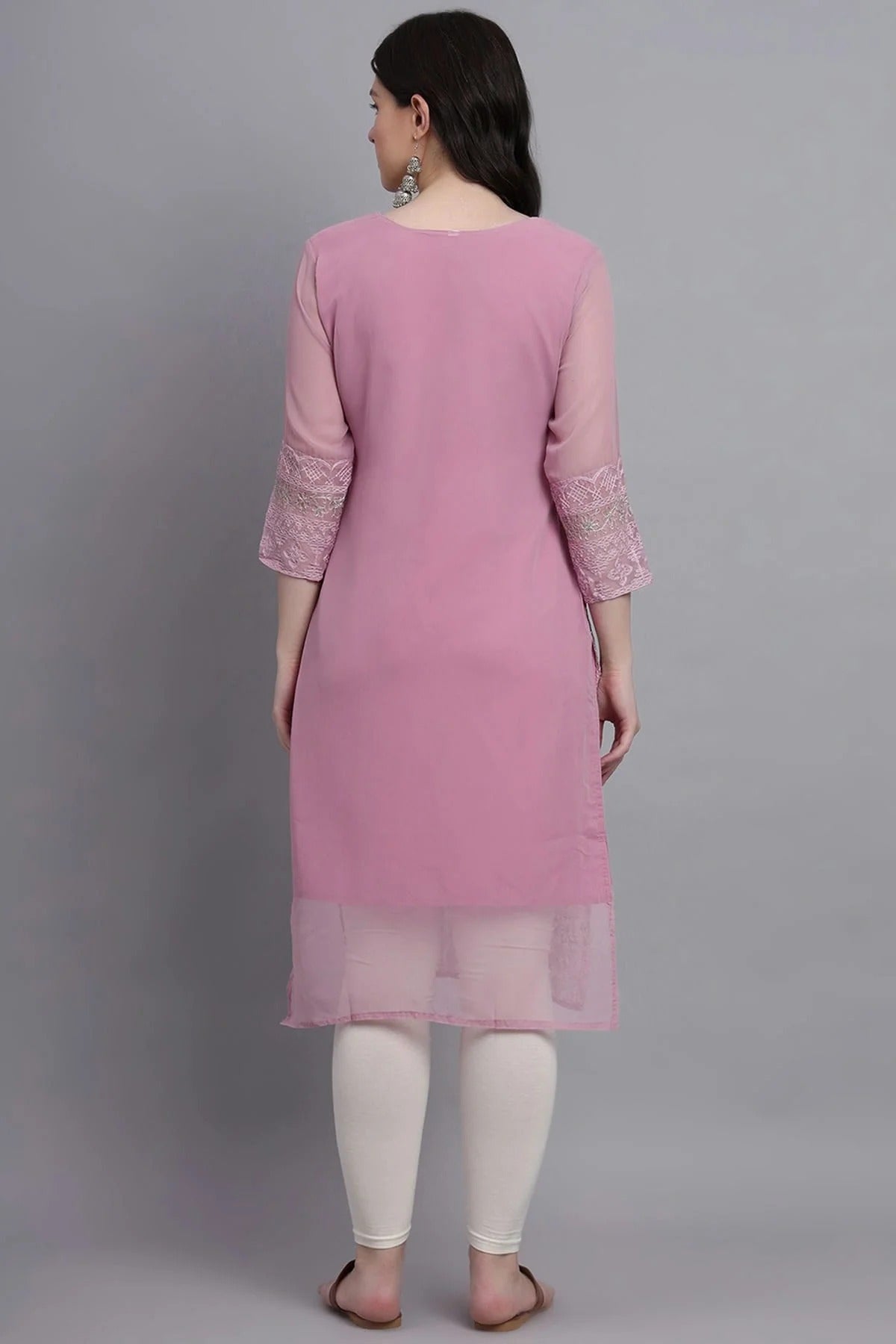 Pink Colour Georgette Kurti KR1111167 A