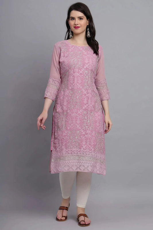 Pink Colour Georgette Kurti KR1111167