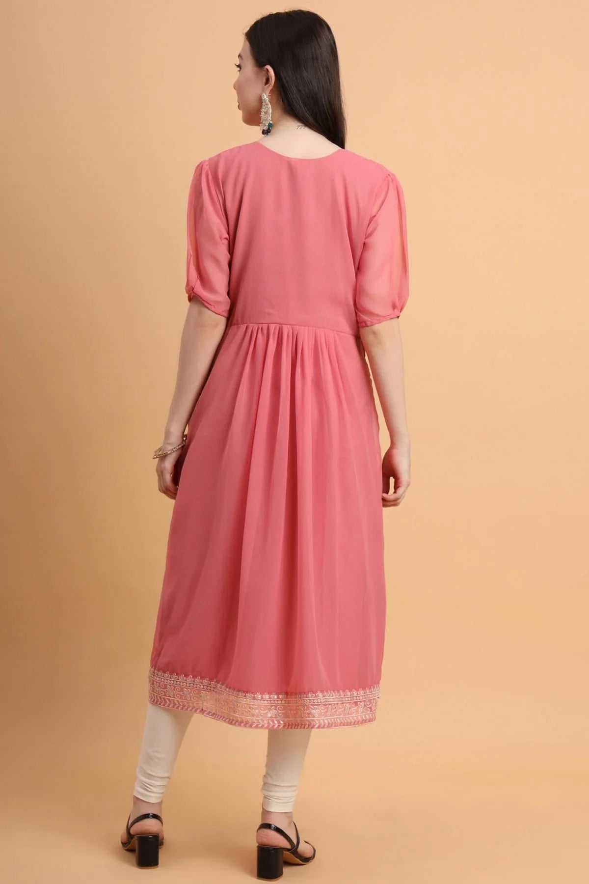 Pink Colour Georgette Kurti KR1111169 A