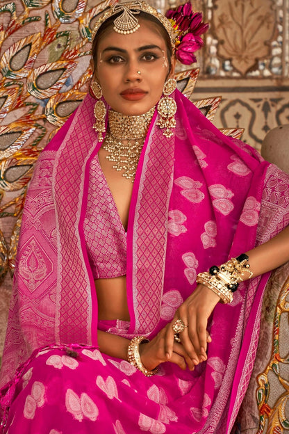 Pink Colour Georgette Traditional Saree SD1290176 A