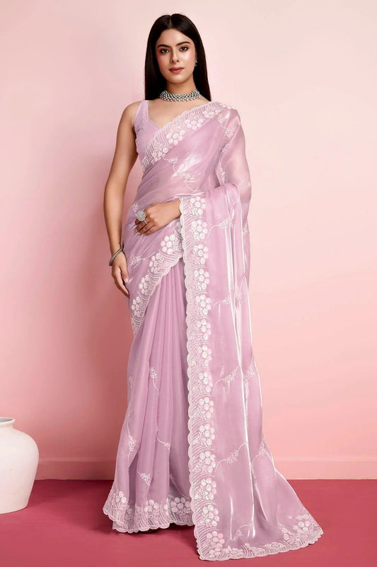 Pink Colour Jimmy Choo Saree SD1110457