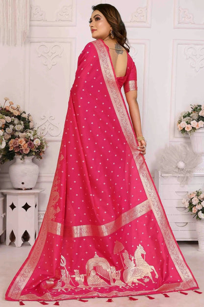 Pink Colour Kochi Silk Traditional Saree SD1113076 A