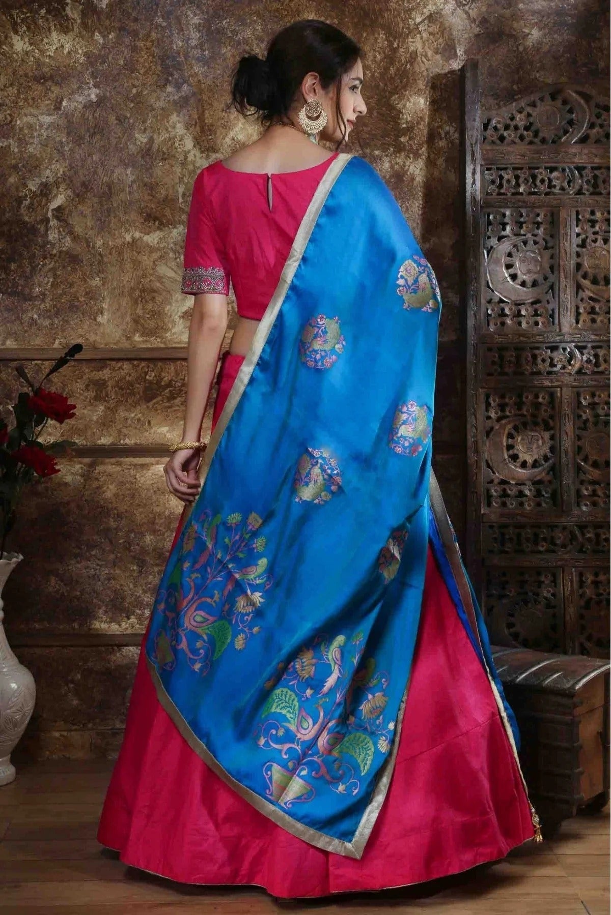 Pink Colour Mastani Silk Embroidery Lehenga Choli LC1150010 A