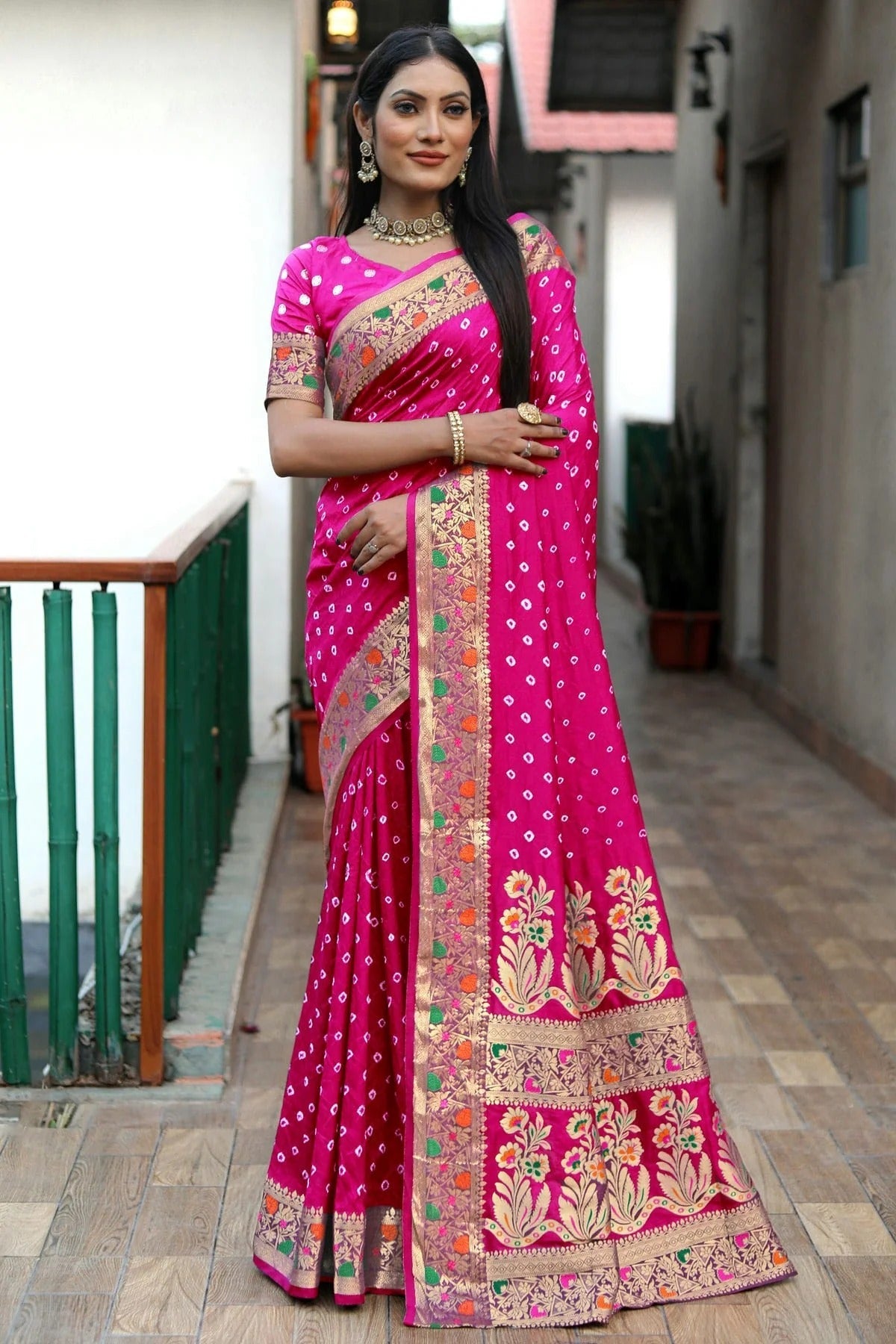 Pink Colour Paithani Silk Traditional Saree SD1110932