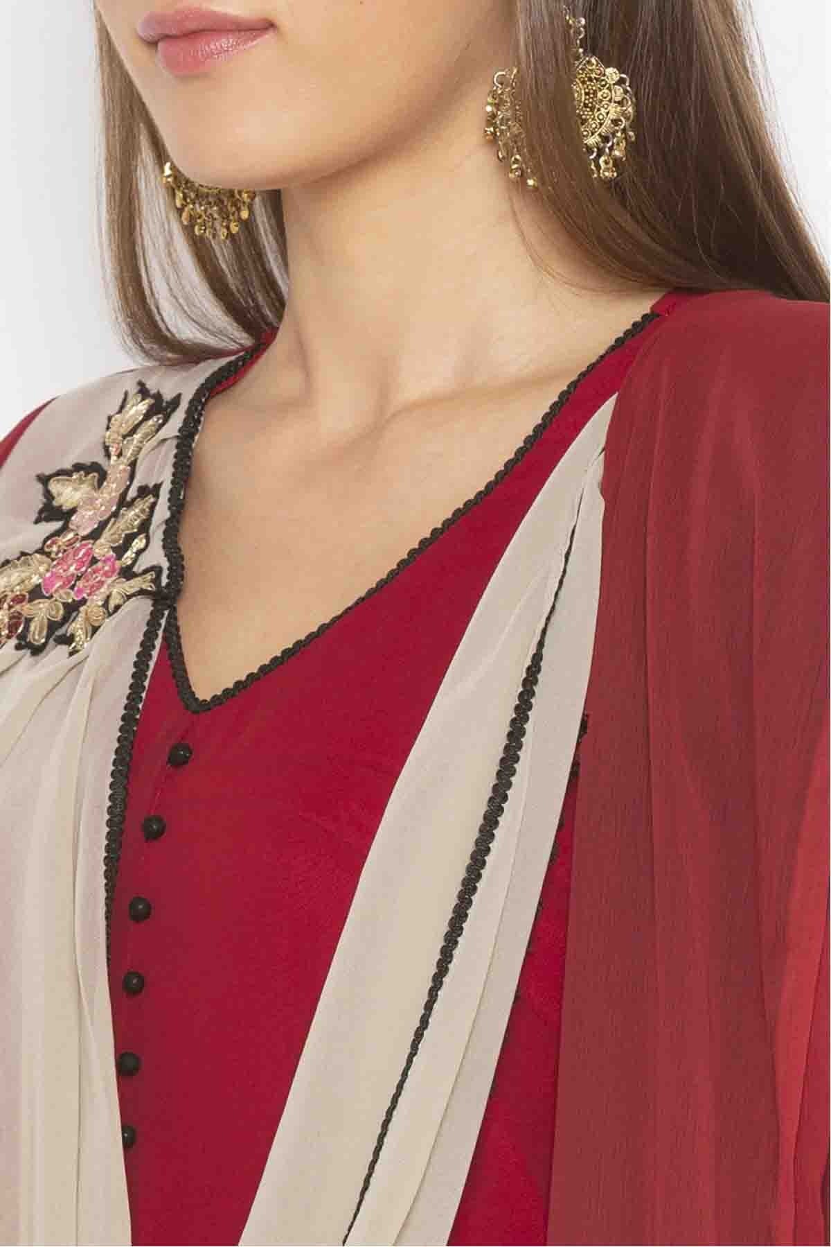 Pink Colour Plus Size Georgette Embroidery Anarkali Suit BW1070323 B