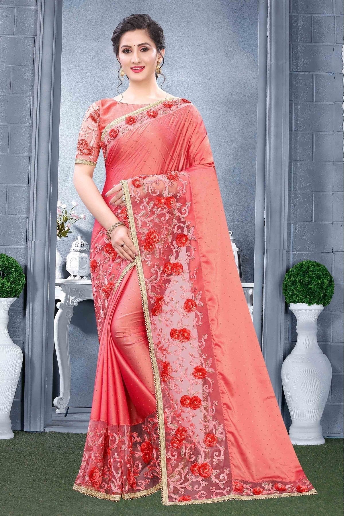 Pink Colour Rangoli Silk Traditional Saree SD1120663