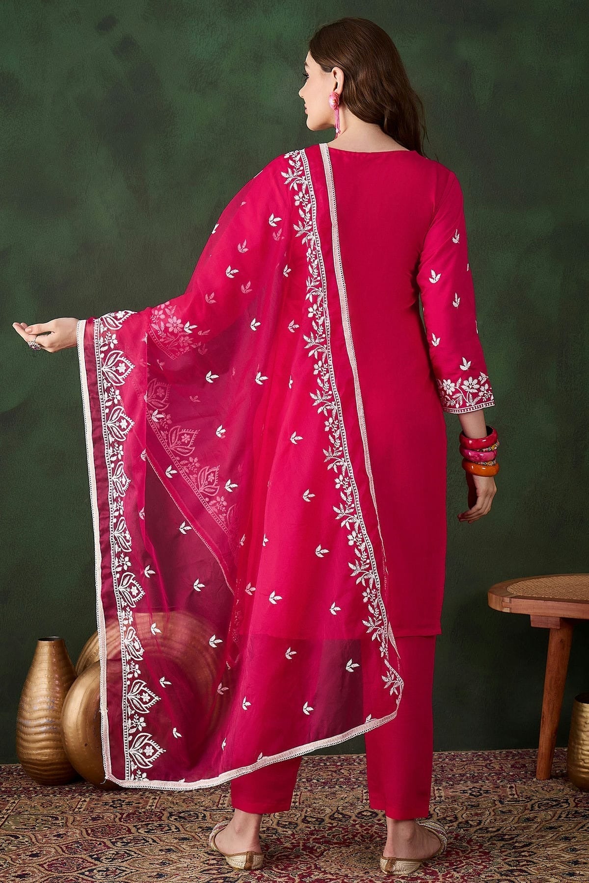 Pink Colour Roman Silk Stitched Salwar Suit SS1111484 A