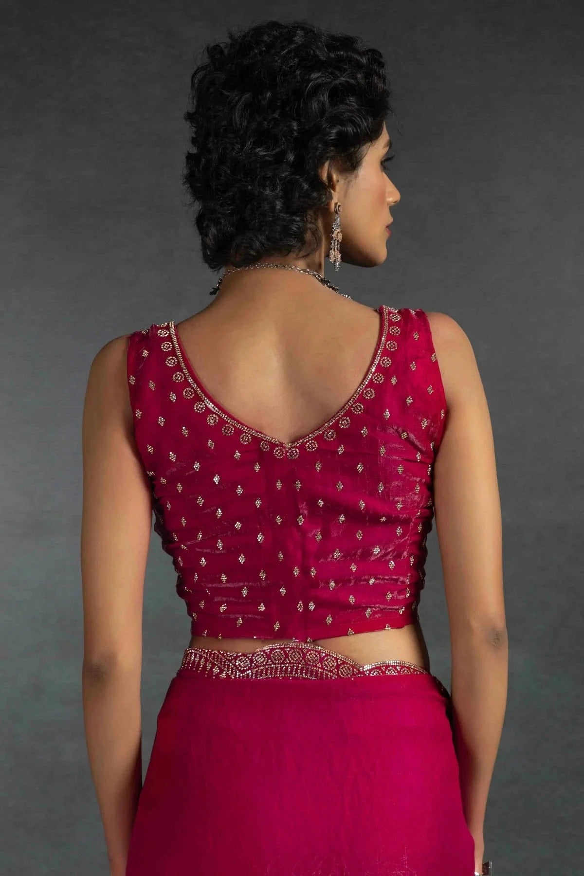 Pink Colour Satin Silk Designer Saree SD1122009 B