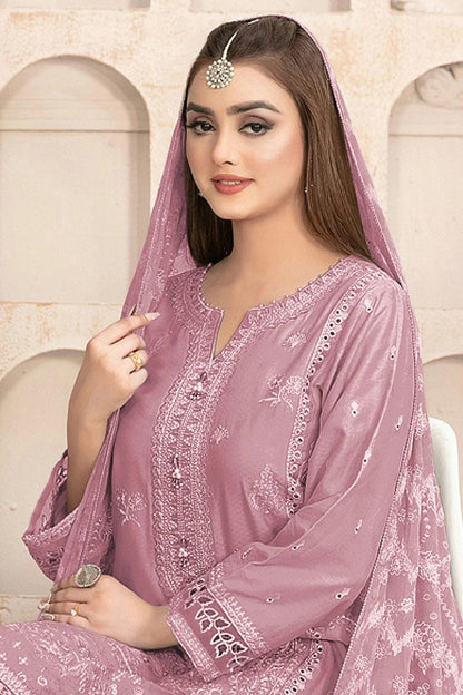 Pink Colour Semi Stitched Faux Georgette Pakistani Suit SM1140180 A