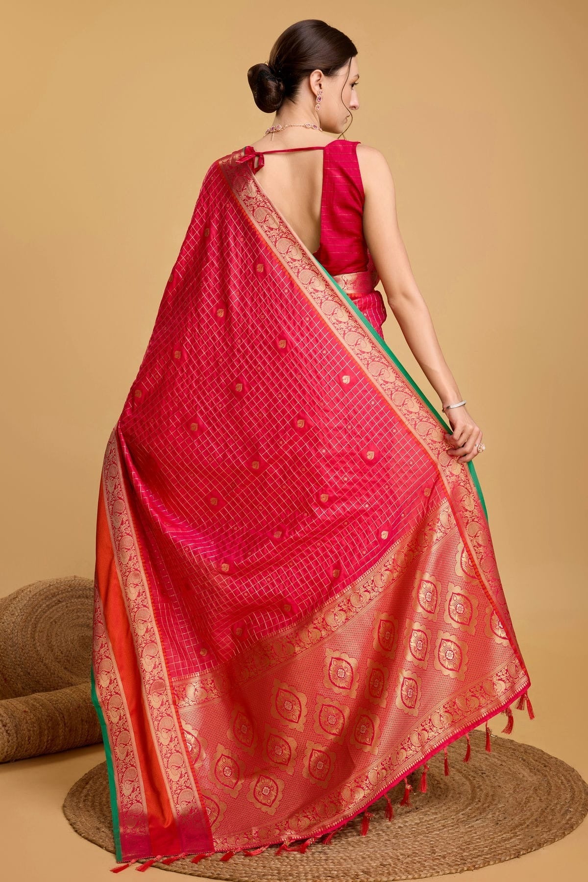 Pink Colour Silk Saree SD1110046 A