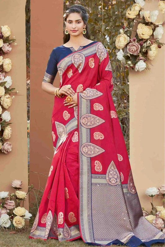 Pink Colour Silk Traditional Saree SD1100003