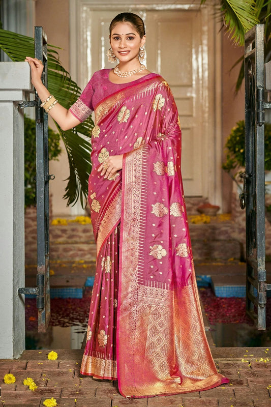 Pink Colour Silk Traditional Saree SD1102366