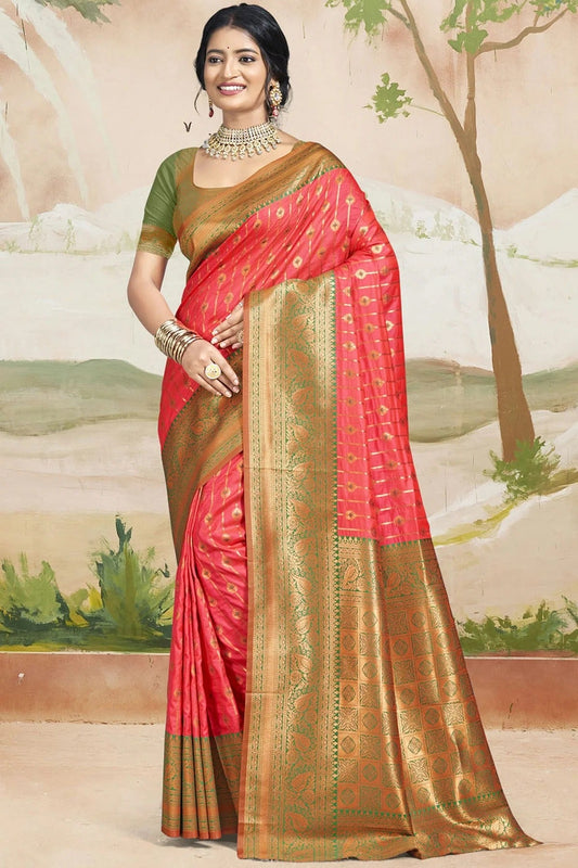 Pink Colour Silk Traditional Saree SD1102572